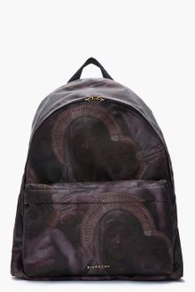 Givenchy Deep Purple Multi Madonna Print Backpack - Lyst