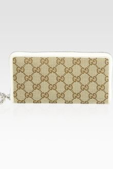 Gucci Gg Twins Ziparound Wallet - Lyst