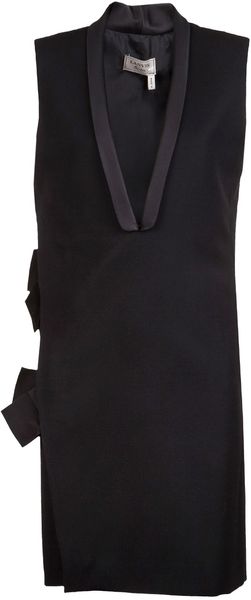 Lanvin Sleeveless Shift Dress - Lyst