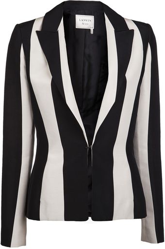 Lanvin Striped Jacket - Lyst