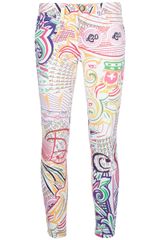Mary Katrantzou Pound Print Skinny Jeans