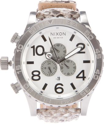Nixon The 5130 Chrono Leather Watch - Lyst