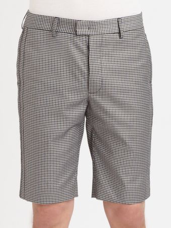 Yigal Azrouel Check Shorts - Lyst