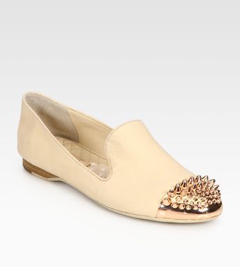 Boutique 9 Yendo Metal Captoe Leather Smoking Slippers - Lyst