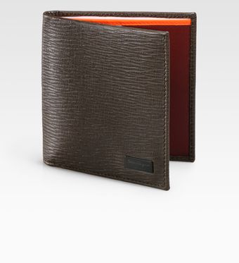 Ferragamo Revival Green Side Wallet - Lyst