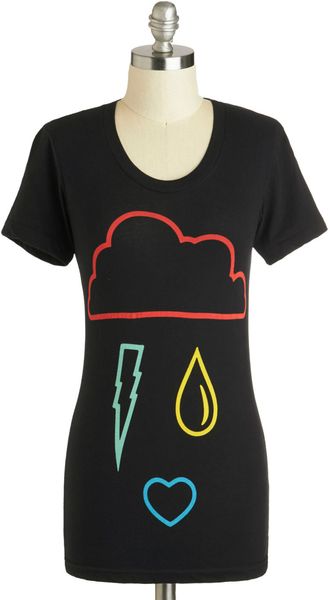 ModCloth Amour Is The Forecast Tee - Lyst