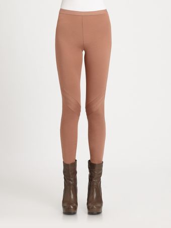 Rick Owens Lilies Seamed Leggings - Lyst