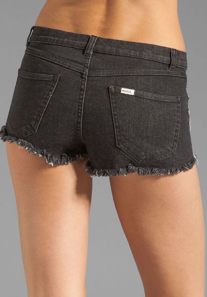 rvca cut off shorts