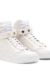 Givenchy Leather Hightop Sneakers