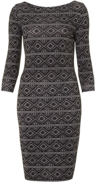 Therapy Aztec Print Midi Dress - Lyst