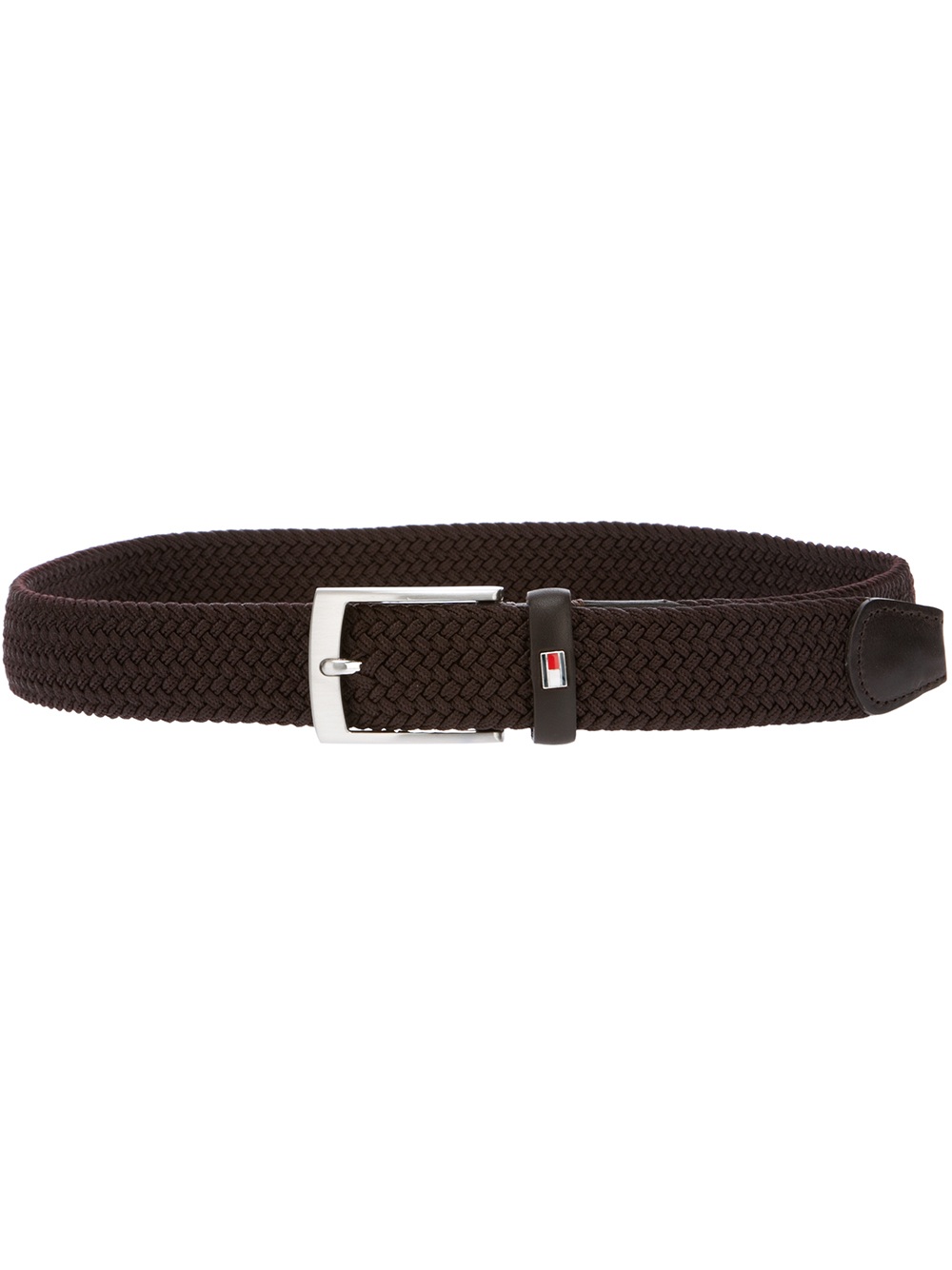 Tommy Hilfiger Woven Belt in Brown for Men | Lyst