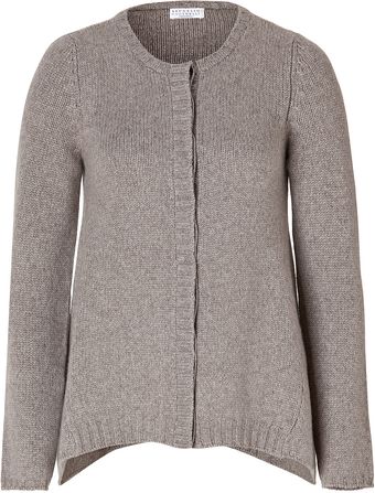 Brunello Cucinelli Cashmere Aline Cardigan - Lyst