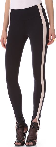 David Lerner Tuxedo Leggings - Lyst