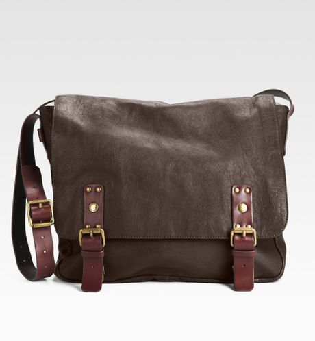 Marc By Marc Jacobs Leather Messenger Bag in Brown for Men (espresso) | Lyst