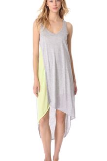 Monrow Asymmetrical Tank Dress - Lyst