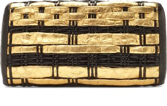 Nancy Gonzalez Crocodile Woven Cigar Box - Lyst