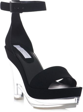 Stella McCartney Valerie Perspex Wedge Shoe - Lyst