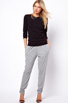 ASOS Collection Asos Peg Trouser in Grey Marl - Lyst