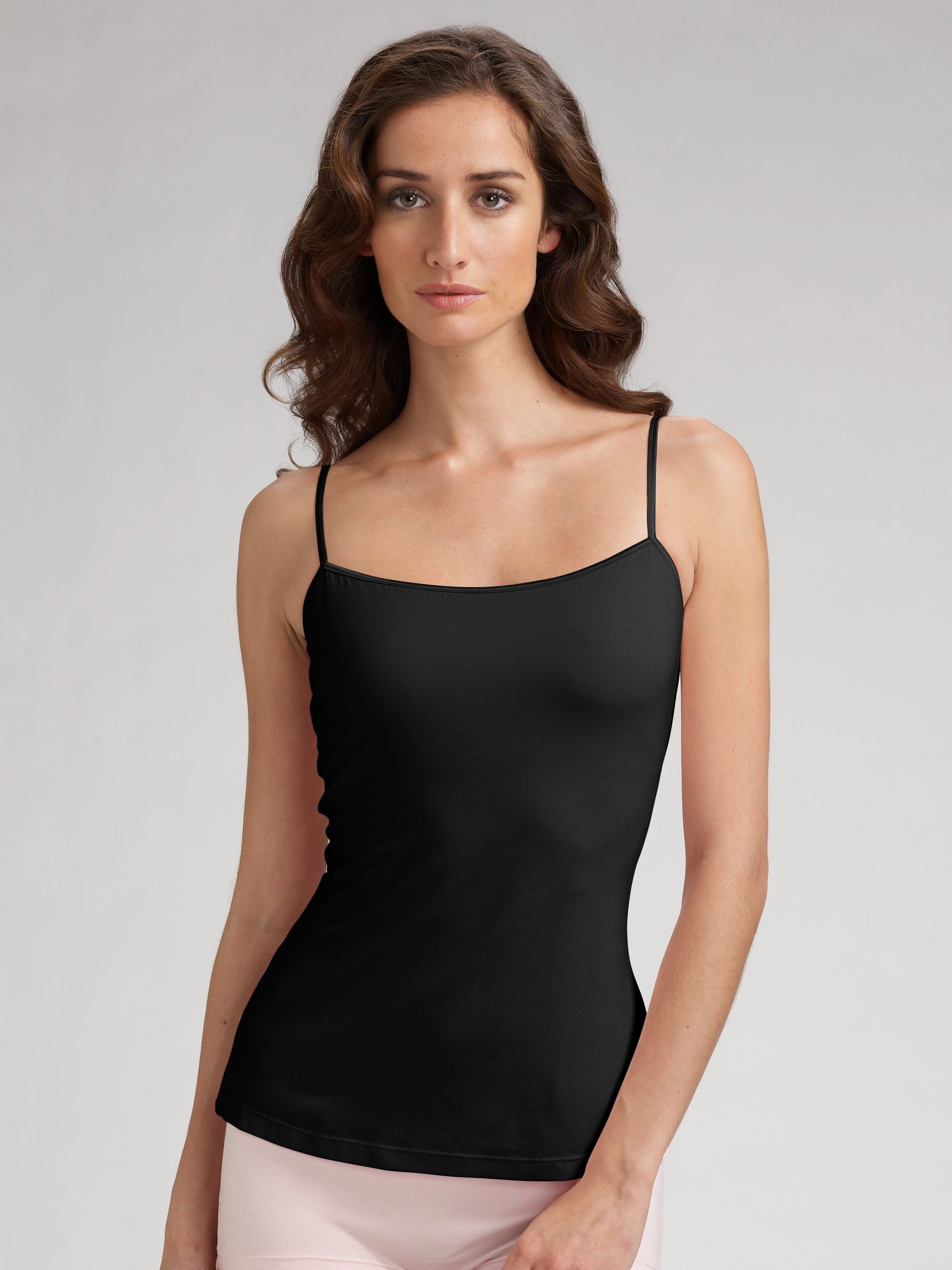 Cosabella Talco Long Camisole in Black Lyst
