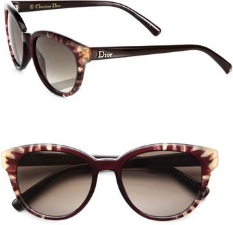 Dior Floralaccented Oval Optyl Sunglasses - Lyst