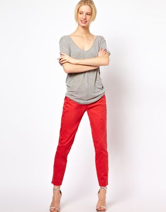 Edun Cropped Cigarette Jeans - Lyst
