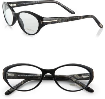 Tom Ford Oval Acetate Reading Glasses - Lyst