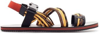 Zara Flat Sandals with Combination Straps - Lyst