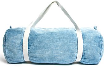 American Apparel Denim Duffle Bag - Lyst