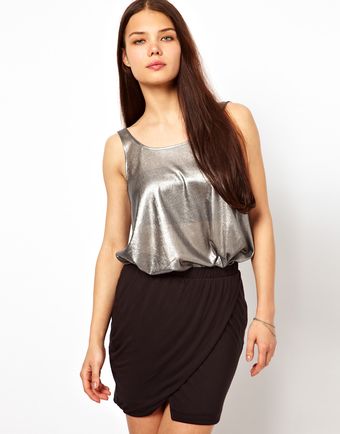American Vintage Wrap Over Skirt in Jersey - Lyst