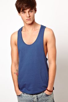 Asos Tank with Extreme Racer Back - Lyst