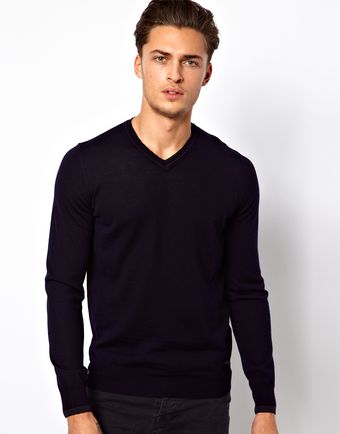 Calvin Klein Sweatshirt Merino Wool - Lyst