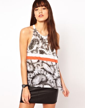 Cheap Monday Print Vest Top - Lyst