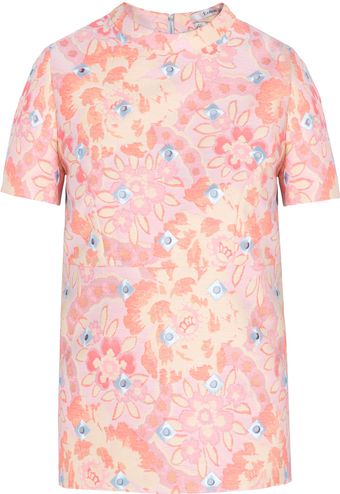 Erdem Neon Jacquard Top - Lyst