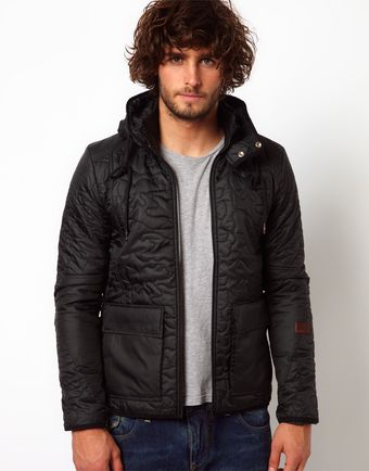 G-star Raw G Star Jacket Aero Quited Hooded - Lyst