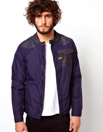 G-star Raw Jacket Acrotch Nylon Overshirt - Lyst
