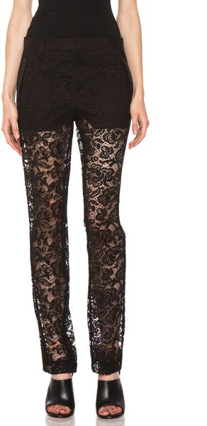Givenchy Lace Pant - Lyst