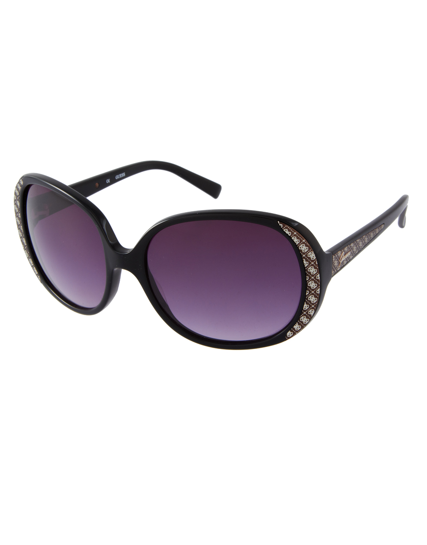 guess-oversized-sunglasses-in-black-lyst