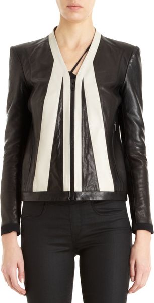 Helmut Lang Evolution Paneled Leather Jacket in Black (Multi) | Lyst