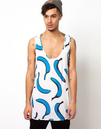 Horace Vest with Banana Print - Lyst
