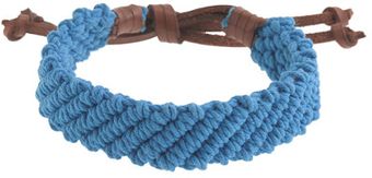 J.Crew Braided Ropeandleather Bracelet - Lyst