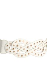 Mango Stud Pretzel Stretch Belt