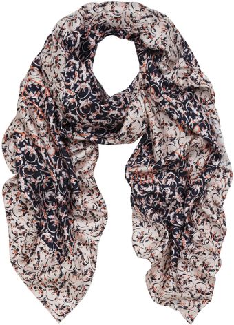 Mulberry Gecko Print Silk Scarf - Lyst