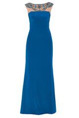 Notte By Marchesa Necklace Gown