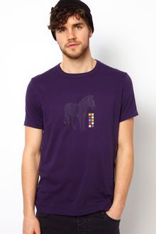 Paul Smith T-shirt with Outline Zebra Print - Lyst