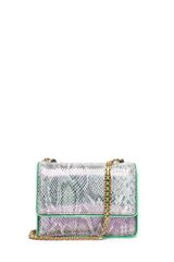 Stella McCartney Mini Snake Crossbody in Metallic