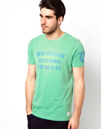 True Religion  Cali Stamp T-Shirt - Lyst