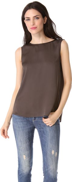 Vince Cross Back Tank - Lyst