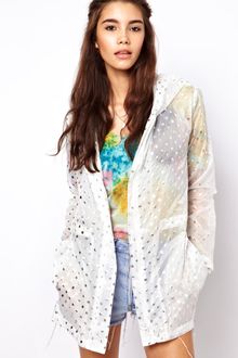 Asos Pac A Parka in Metallic Spot - Lyst