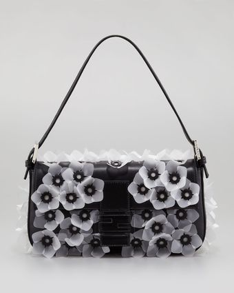 Fendi Jellyflower Applique Baguett - Lyst