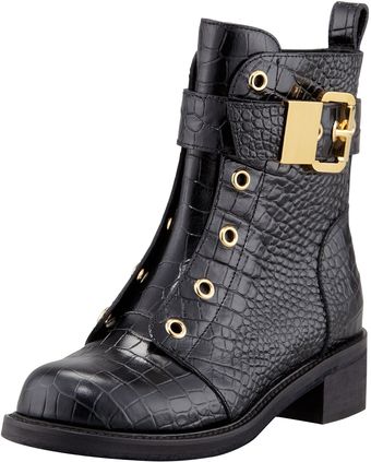 Giuseppe Zanotti Embossed Laceless Combat B - Lyst